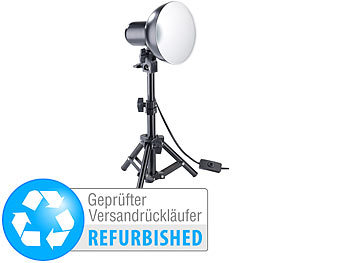 Somikon Fotoleuchten-Stativ aus Aluminium, Versandrückläufer 