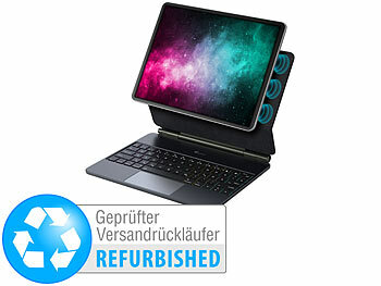 Smart Keyboards iPads: GeneralKeys Magnetische Tastatur-Hülle für 11"-iPads, QWERTZ, Versandrückläufer