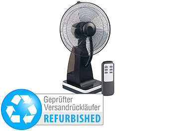 Kühl-Ventilator: Sichler Tisch-Ventilator mit Ultraschall-Sprühnebel, 80 W (Versandrückläufer)
