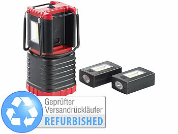 Camping Tischlampe: KryoLights 3D-Camping-Laterne CL-204.mt, Versandrückläufer 