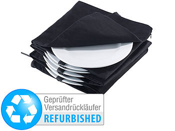 Teller Wärmer, fahrbar: infactory Elektrischer XL-Tellerwärmer für bis zu 12 Teller, Versandrückläufer