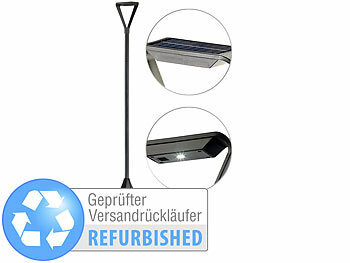 Royal Gardineer Moderne Design-LED-Gartenlaterne, Solarpanel, Versandrückläufer
