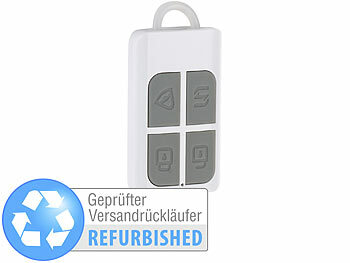 Alarmanlage Keller: VisorTech Funk-Fernbedienung mit SOS-Taste, Versandrückläufer