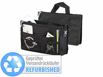 Xcase Handtaschen-Organizer, RFID-Schutz, 13 Fächer, Versandrückläufer