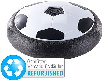 Playtastic Fuß-Ball: Schwebender Luftkissen-Indoor-Fußball
