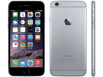 Apple iPhone 6, 64 GB, spacegrau (generalüberholt, 1. Wahl, sehr gut)