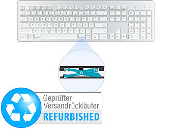 Macbook Tastatur, Bluetooth: GeneralKeys Tastatur für Apple macOS mit Bluetooth (Versandrückläufer)