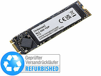 M2 SSD SATA: Intenso Top M.2-SSD-Festplatte (2280) mit 1 TB, Versandrückläufer 
