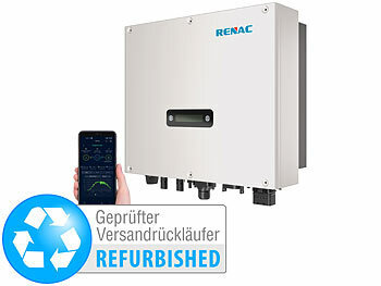 Wechselrichter PV-Anlage: RENAC On-Grid-Solar-Wechselrichter, 3-phasig, 10 kW, Versandrückläufer