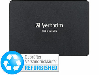 SSD-Platten Einbau: Verbatim Vi550 S3 SSD, 2 TB, 2.5", SATA III, 7 mm flach, Versandrückläufer