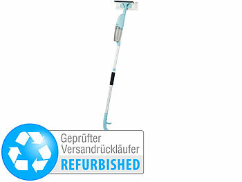 Sprüh-Fensterwischer: Sichler 2in1-Fenster- & Bodenwischer, Sprühfunktion, Versandrückläufer