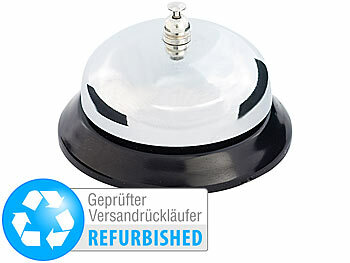 Rezeptions-Klingel: infactory Rezeptions-Glocke mit 85 mm Durchmesser, Versandrückläufer