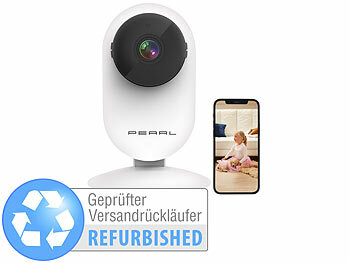 Speicher Kamera: PEARL HD-IP-Kamera, Bewegungserkennung, Nachtsicht (Versandrückläufer)