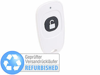 Türschloss, Bluetooth: VisorTech Fernbedienung für Tür-Schließzylinder TSZ-600.fp, Versandrückläufer