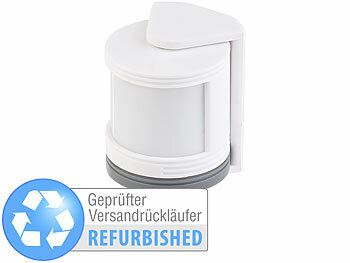 Alarmanlagen-Systeme: VisorTech Mini-PIR-Bewegungsmelder für WLAN-Alarmanlage, Versandrückläufer 