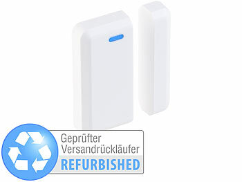 Alarmanlagen-System: VisorTech Tür- und Fenster-Sensor für WLAN-Alarmanlage, Versandrückläufer