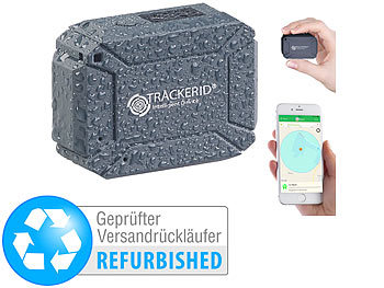 TrackerID GPS- & GSM-Tracker, Live-Tracking-App SOS-Funktion (Versandrückläufer)
