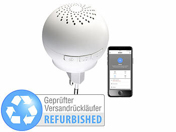 Funk-Receiver: VisorTech Smarter 2in1 WLAN-Steckdosen-Alarm/-Klingel, Versandrückläufer