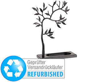 Schmuckkästchen-Baum: St. Leonhard Dekorativer Schmuckbaum schwarz aus Versandrückläufer