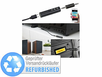 auvisio Audioadapter für HiFi-Anlage/Kopfhörer, Versandrückläufer 