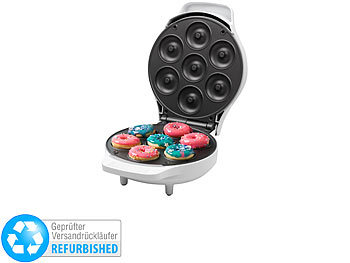 Rosenstein & Söhne Mini-Donut-Maker, antihaftbeschichtet, 1.000 Watt Versandrückläufer