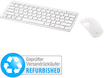 Funk-Tastatur und -Maus: GeneralKeys Set: Schlanke Funk-Tastatur mit Scissor-Tasten Versandrückläufer