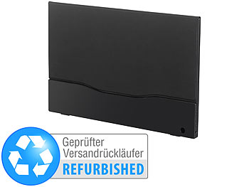 USB-C-HDMI-Monitor: auvisio Schutztasche mit Standfuß, Versandrückläufer