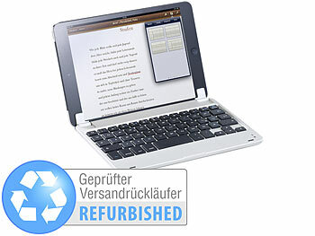 Tastatur iPad, Bluetooth: GeneralKeys Aufsteckbare Tastatur mit Bluetooth, Versandrückläufer