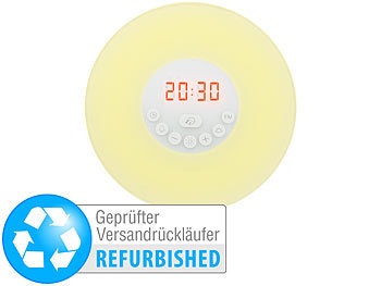 Lautsprecher, Bluetooth: auvisio Wake-up-LED-Radiowecker mit Bluetooth Versandrückläufer