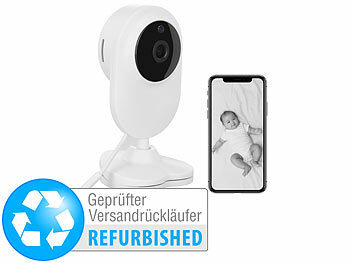 Baby Kamera WLAN: 7links WLAN-Babyphone mit Full-HD-Kamera, Temperatur-Warn.,Versandrückläufer