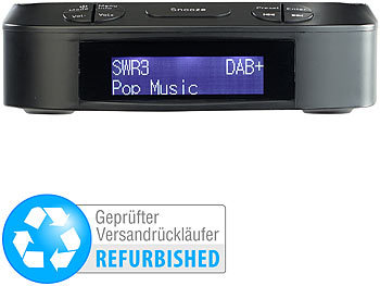 DAB Wecker: VR-Radio Digitaler Radiowecker mit DAB+ & UKW-Empfang (refurbished)