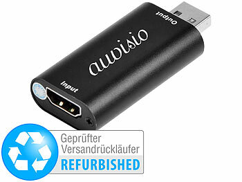 auvisio HDMI-USB-Videograbber für Full-HD-Aufnahmen, Versandrückläufer