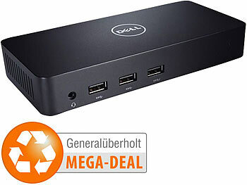 Notebook Dockingstation: Dell Dockingstation Dell D3100 Ultra HD Triple Video (generalüberholt)