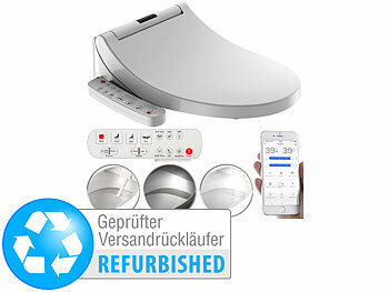 WC Sitz: BadeStern Smarter Dusch-WC-Aufsatz mit Föhn-Funktion, Versandrückläufer
