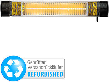 Semptec Infrarot-Außen-Heizstrahler mit Goldröhre, IP65 (Versandrückläufer)