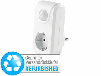 PIR-Steckdose: revolt Steckdose mit Bewegungssensor und Dämmerungssensor Versandrückläufer 