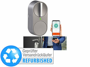 Funk-Türschloss-Antrieb: VisorTech Smarter motorbetriebener Türschlossantrieb, Versandrückläufer 