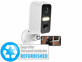 VisorTech Akku-Outdoor-IP-Überwachungskamera, Versandrückläufer