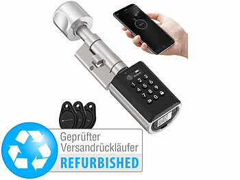 VisorTech Elektronischer Schließzylinder für Türen, Versandrückläufer