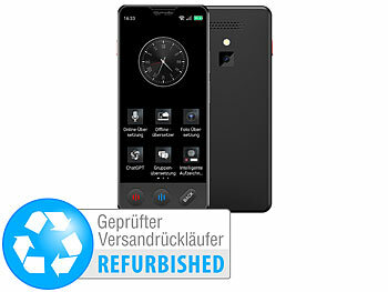 Translators Übersetzer: simvalley Mobile Mobiler KI-Echtzeit-Sprachübersetzer mit 4G/LTE, Versandrückläufer 