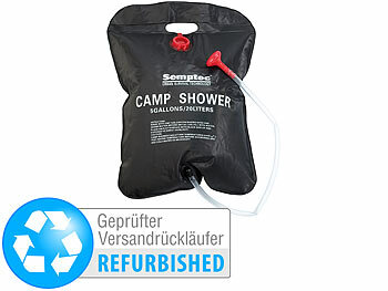 Semptec Campingdusche: Akku-Camping-Dusche mit Tauchpumpe