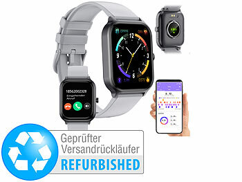 newgen medicals Fitness-Smartwatch mit 1,93" Display, Versandrückläufer 