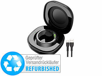 newgen medicals Powerbank-Ladecase für Fitnesstracker-Ring, Versandrückläufer 