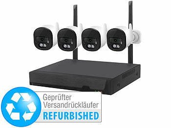 VisorTech Plug-&-Play-Überwachungssystem,  Versandrückläufer