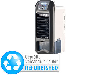 Mini-Luftkühler Mobile Klimageräte: Sichler Mobiler Akku-Verdunstungs-Luftkühler mit LED-Licht (Versandrückläufer)