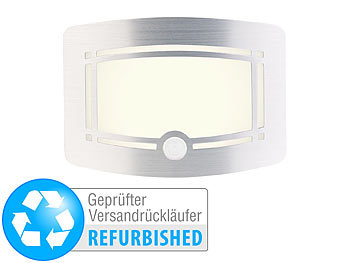 LED-Lampen Wand Batterie: Lunartec 2-stufige Batterie-LED-Wandleuchte, Versandrückläufer