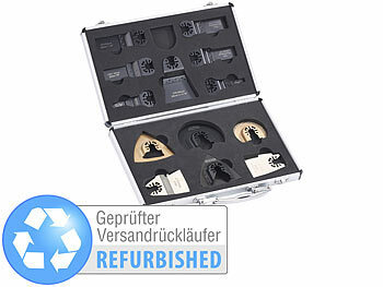 Multitool Sägeblatt: AGT Professional Werkzeug-Zubehör-Koffer für Multitools, BVersandrückläufer
