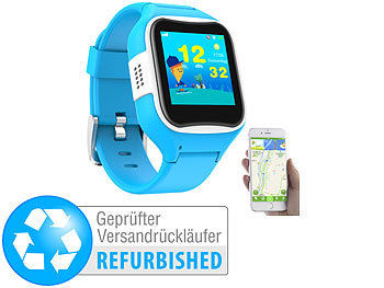TrackerID Kinder-Smartwatch mit GPS-/GSM-/WiFi-Tracking, Versandrückläufer
