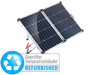 revolt Kleine Solar-Panels: Faltbares mobiles Solar-Panel Versandrückläufer  (Solarzellen faltbar)