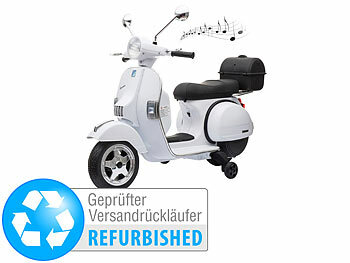 Kinder Vespa Roller: Playtastic Vespa-lizensierter elektrischer Kinder-Motorroller, Versandrückläufer